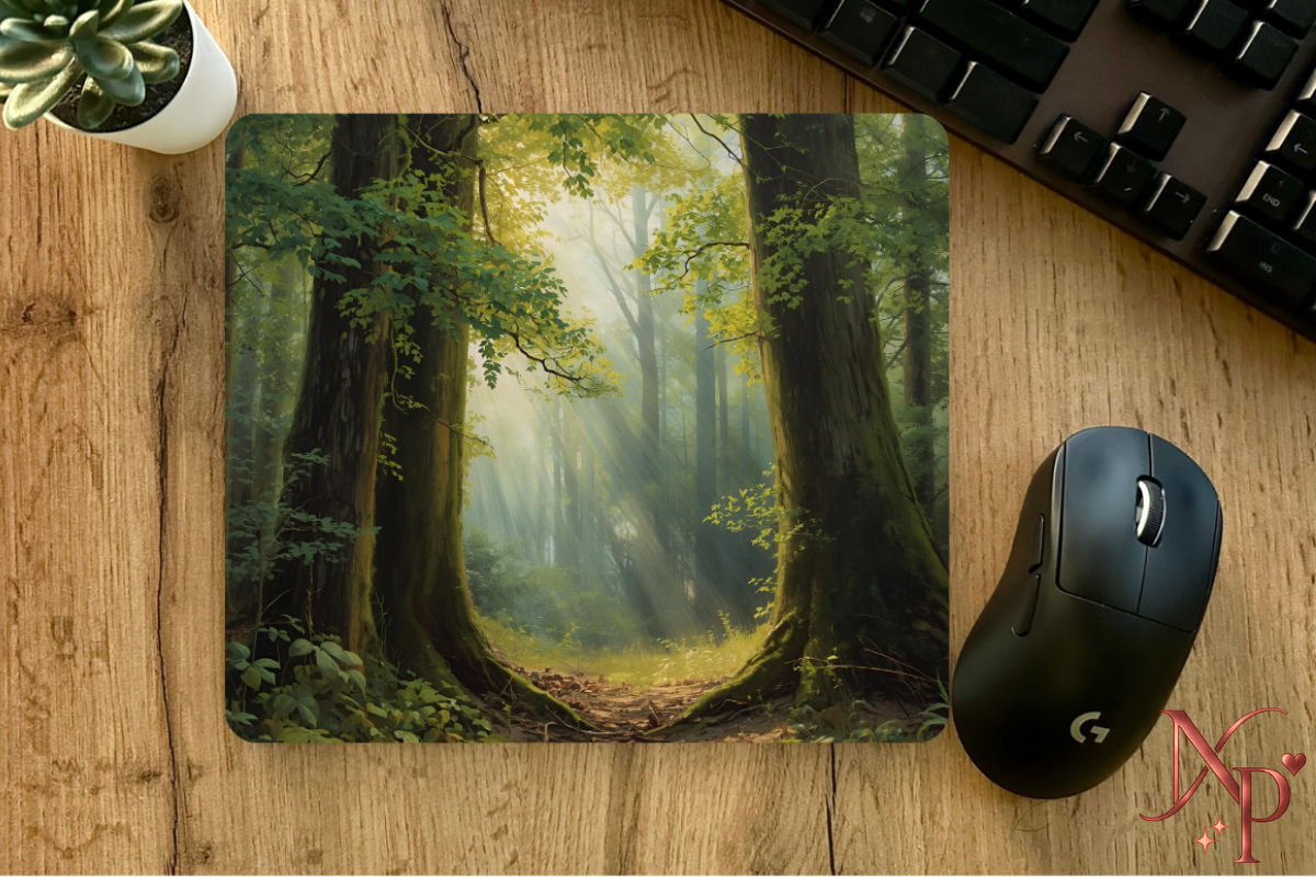 Forest Path Mouse Pad