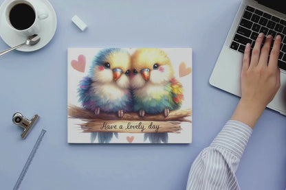 Love Birds Mouse Pad