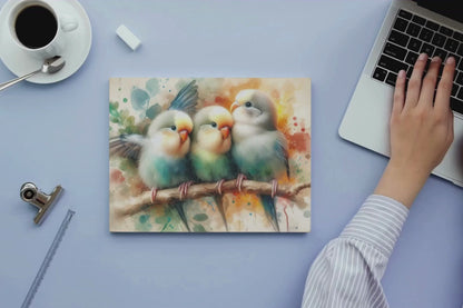 Cute Bird Mouse Pad
