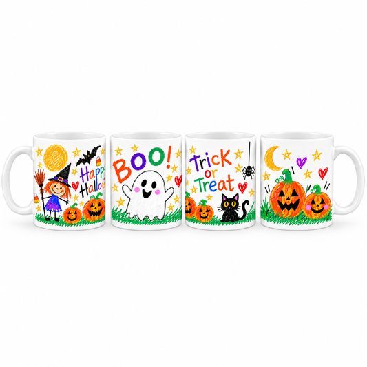 Halloween Mug – Choose Your Favorite Hand-Drawn Design